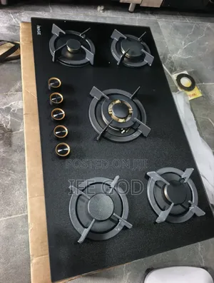 Original Image Built-in Copper 90cm 5 Burners Auto Ignition Gas Cooker