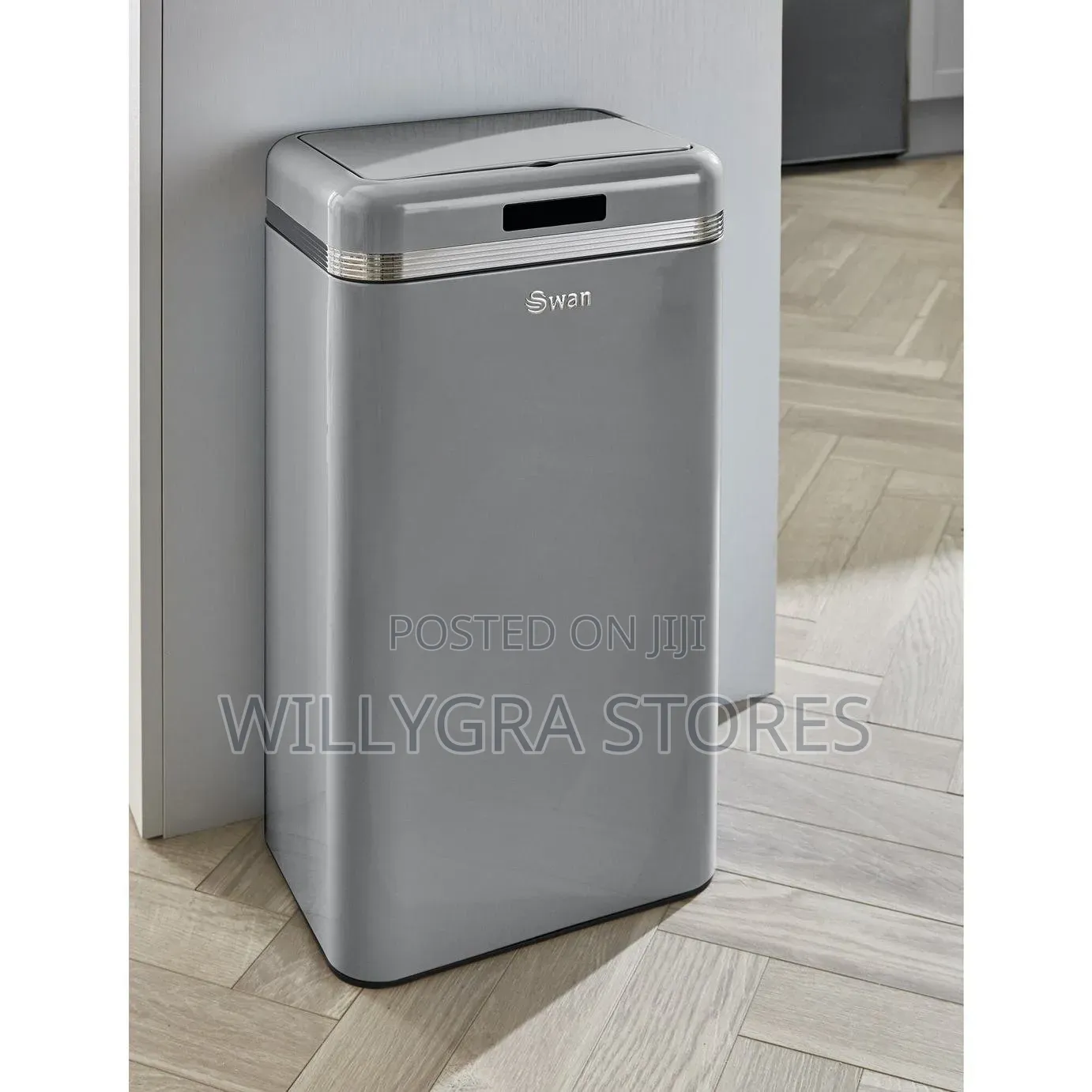 Swan Retro 45l Square Sensor Bin