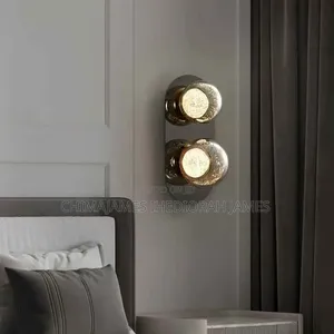 Luxury Room Decoration Wall Decor Glass Lights Round Ball Sconce Lamps