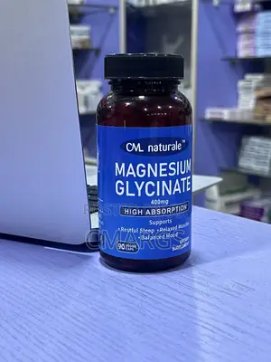 CML Naturàle Magnesium Glycinate 400mg – High Absorption Mg, 90 Caps