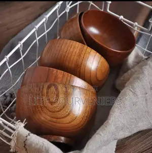 Wooden Soup Bowl