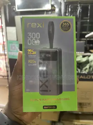 Rexi 30000mah 22.5w Super Fast Charging Power Bank Rmf30-Ql