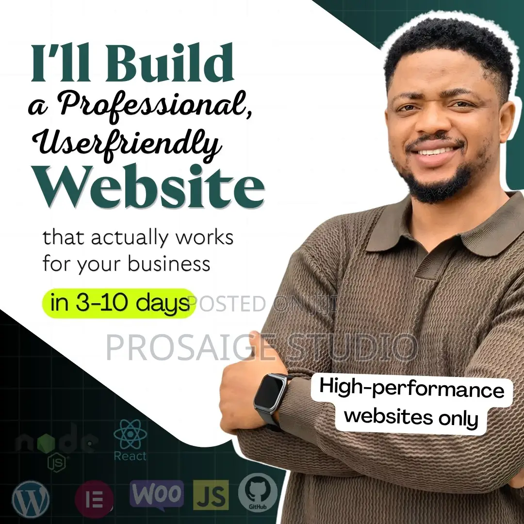 Get Your Professional Website With Me!