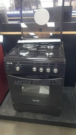 Scanfrost Gc 60x60 3g+1e Black Gas Cooker