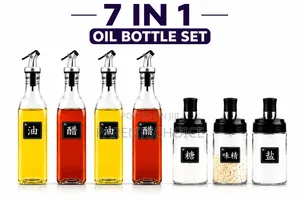 7 in 1 Oil Bottle Set