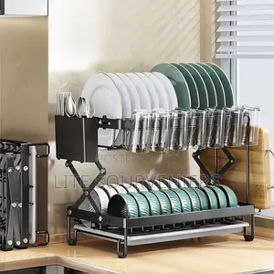 Double Layer Xleg Plate Rack