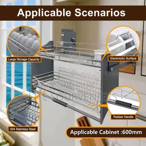 Auto Return Cabinet Plate Rack