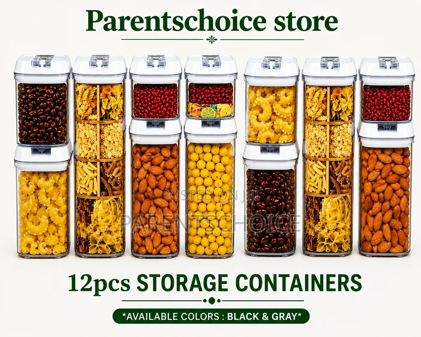 12pcs Airtight Storage Containers