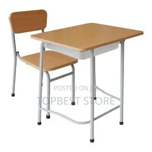 Desk and Chair Set, Height Adjustable Kids Table and Chair Set,