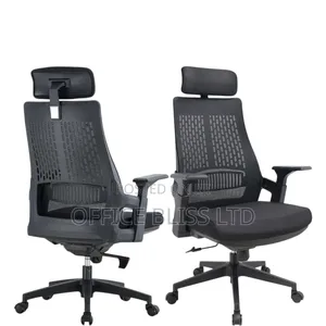 Executive Comfort Redefined High-Back Premium Office Chair (Black)