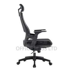 Executive Comfort Redefined High-Back Premium Office Chair (Black)