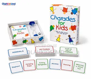 Charades for Kids Educational Family Card Game | Fun Learning Party