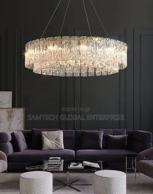 Luxury Oval Crystal Chandelier –Modern Ceiling Pendant Light
Caption: