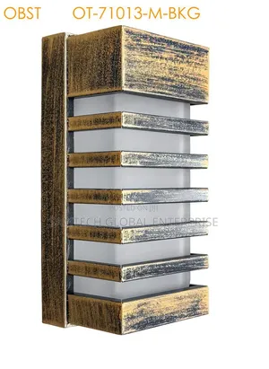 Modern Outdoor Waterproof Led Wall Sconce – Antique Gold Finish