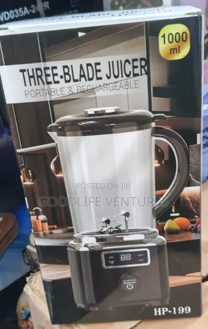 Three- Blades Portable and Rechargeable Juicer