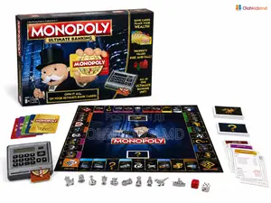 Monopoly Ultimate Banking Board Game With Electronic Banking Unit