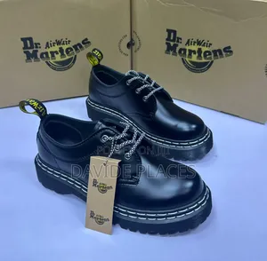 Original Dr Martens 1461 Quad 3 Eyes Platform Leather Unisex Shoe