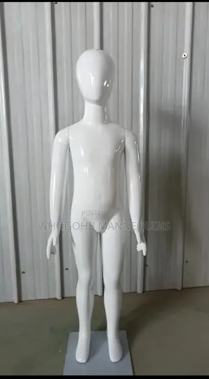 Glossy White Kids Mannequin Age 4/6
