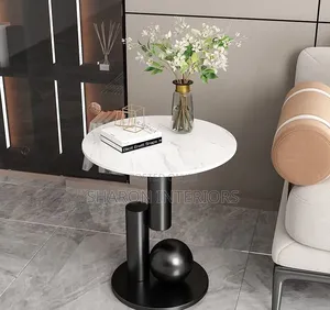 Imported Marble Top Sidestool