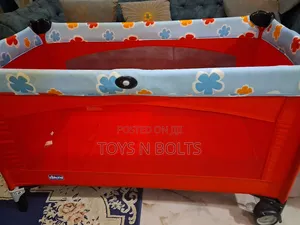 Bright Red Chicco Baby Cot 0 to 36 Months
