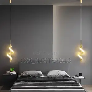Artistic Spiral Bedside Pendant Lights