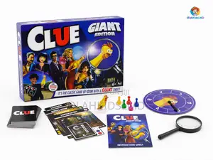 Clue Giant Edition Family Mystery Board Game – Indoor Outdoor Dete