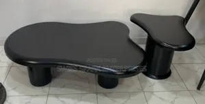 Brand New 2-in-1 Black Cloud Center Table Set –