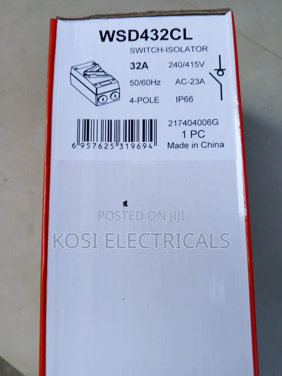 32 Amps Abb Isolator 4pole