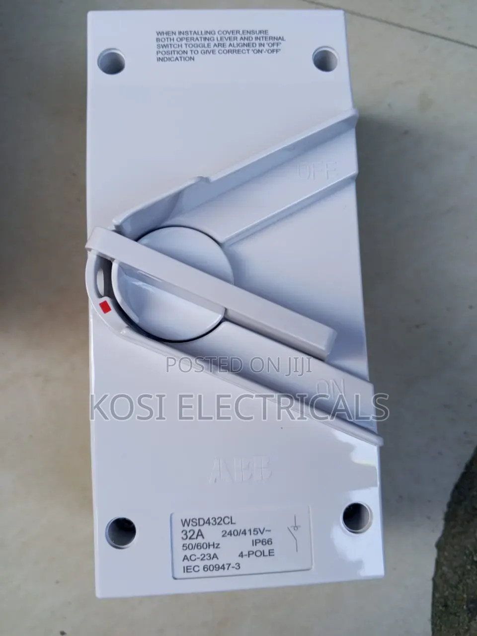 32 Amps Abb Isolator 4pole