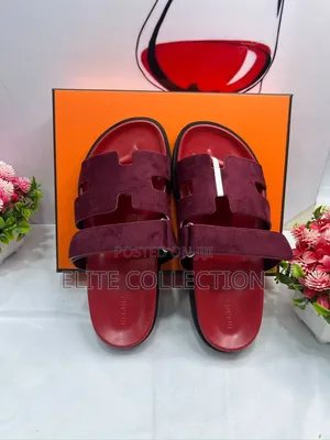 Luxury Suede Hermes Chypre Sandals 
Size :37-42 Comes Boxed