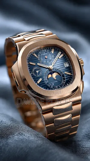 Original Patek Phillipe Nautilus 5712/5711 Styled Blue Dia Wristwatch