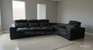 Brand New L-Shaped Leather Sofa – 5-Seater