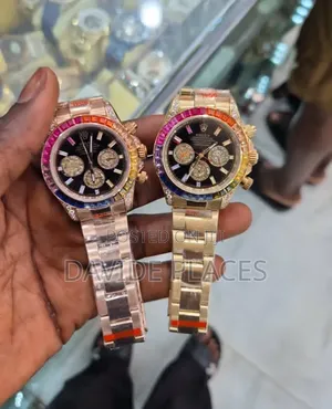 Original Rolex Daytona Rainbow Style Chronograph Unisex Wristwatch