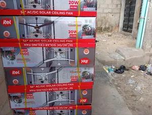 56" Ac/Dc Solar Ceiling Fan