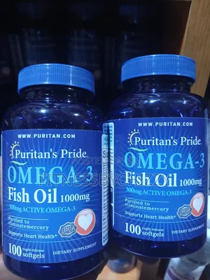 Puritan's Pride Omega 3 Fish Oil 1000mg X 100 Softgel