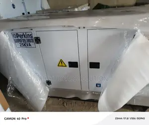 Original Perkins 25kva Canopy Generator