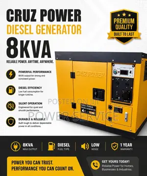 Cruz Power Silent Diesel Generator.