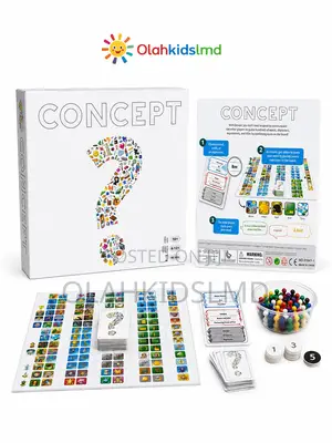 Concept Family Board Game – Fun Word Guessing Party Game for Adults
