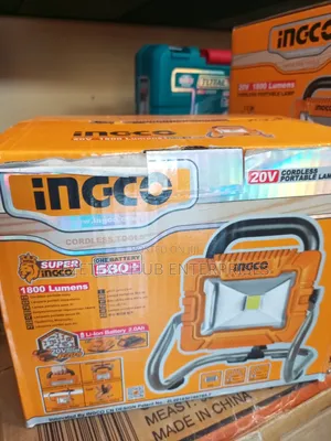 Cordless Portable Lamp 20v