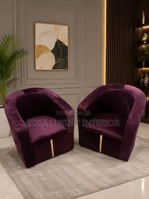 Comfortable Wine Single Seater Bucket Chair