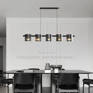 Modern Smoky Glass Chandeliers Lighting Room Decor Luxury Glass Ceilin