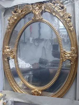 Gold Wall Mirror for Bathroom, Living Room Bedroom