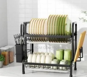 Heavy-Duty Dish Drying Stand