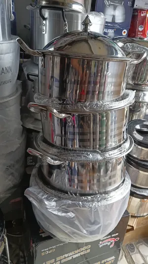 8 Pieces Set Stainless Steel Pot