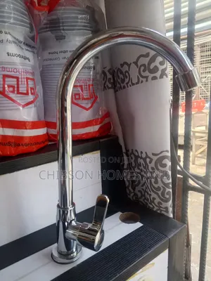 Chrome Swan Neck Kitchen Sink Mixer Tap