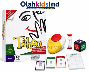 Taboo Family Party Board Game Fast-Paced Word Guessing for 4+ Players