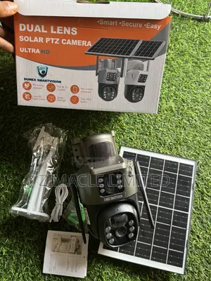 Dual Lens Solar CCTV Camera 2lens