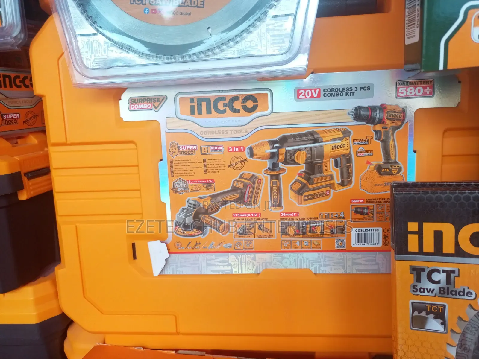 Cordless 3 Pcs Combo Kit