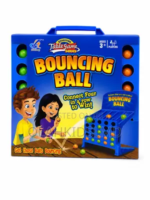 Bouncing Ball Connect 4 Table Game for Kids Family | (2-4 Players)