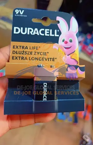 Duracell 9v Alkaline Battery 6lr61/Mn1604